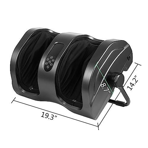 Hihone Foot Massager Machine With Heat,Shiatsu Foot Calf Massager For Blood Circulation&Pain Relief,Helps With Plantar Fasciitis,Remote Control Available #TOP7