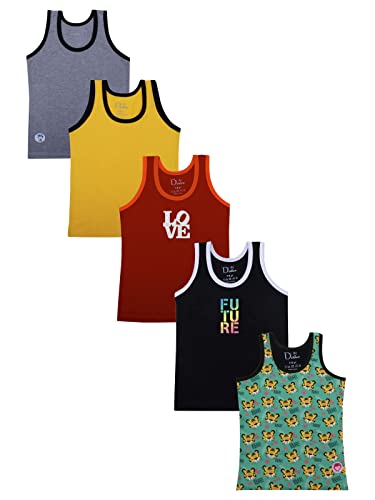 D'chica Set Of 5 Undershirt Camisole Vest For Girls Love Theme #TOP7