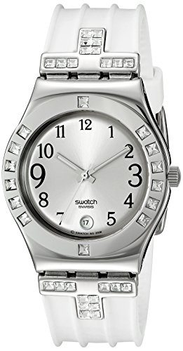 Swatch Women’s YLS430 Quartz Stainless Steel Watch