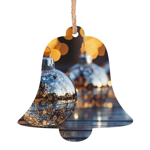 Adornos de madera con estampado de perritos calientes y limonada, para colgar en el árbol de Navidad