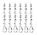 New Style 30PCS Acrylic Crystal Beads Garland Chandelier Hanging Wedding Party Celebration Decor … (style 1)