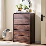 Aitjunz 5-Drawer Curved Dresser