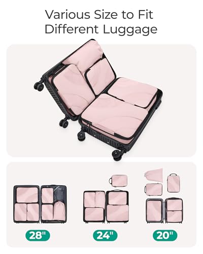 Image of BAGSMART Compression Packing Cubes for Travel