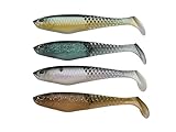 Berkley PowerBait® Cullshad Soft Bait | Leurre de pêche réaliste | Leurre Polyvalent pour brochets, sandres, truites et perches | 15 cm | 27,5 g | Mixpack Clearwater
