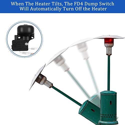 Patio Heater Repair Replacement Kit Thermocouple Part and FD4 Dump