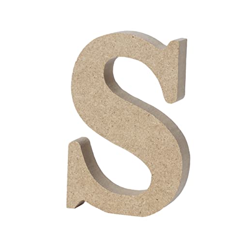 Tofficu Elegant Wooden Alphabet Letters Wall Decor for Home Office Craft Letters for Wedding Party Dec