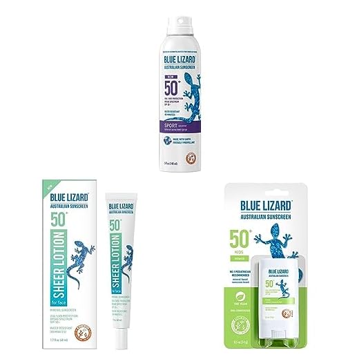 BLUE LIZARD Sport Sunscreen Bundle
