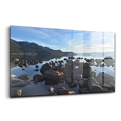 Peinture murale en verre durable Wallfluent 120x60cm tableau d'art moderne haut de gamme