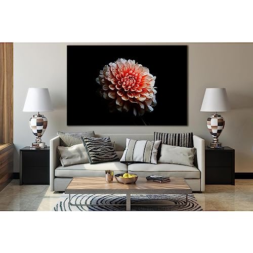Impression sur toile ZELLART Flower Petals décoration murale fleur 90x60cm