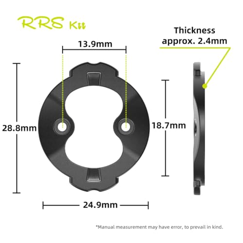 Bicycle Computer Base Repair Part Suitable for Garmin 540/840 Urltra-Light Bicycle Computer Base Plastic Repair Parts (Aluminium Alloy)
