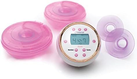 Freemie Rose Premium Hands-Free Wearable Breast Pump System | Quiet Rechargeable Mobile Breast Pump | Ultra-Discreet in-Bra Pink Cups | 3 Sizes Included, (FG090)