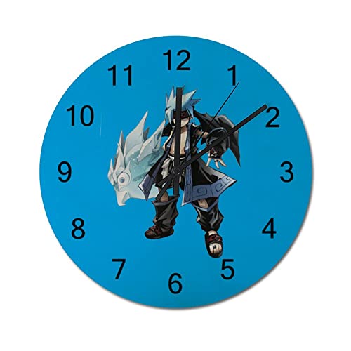 ホロホロ シャーマンキング 静音 壁掛け時計 掛け時計 時計 木製 直径 25cm 電池式 シンプル インテリ 雑貨 自宅 寝室 キャラクター グッズ おしゃれ かわいい MayHom