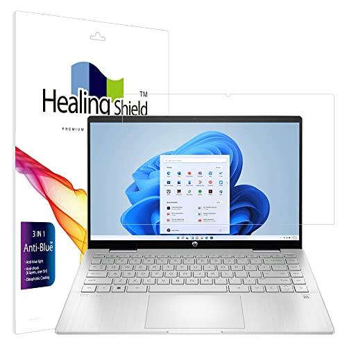 Healingshield XLV[tیtB Screen Protector Eye Protection Anti UV Blue Ray Film Compatible with HP Pavilion x360 14-ek 2022