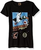 duck hunt nes music 100% algodón. Nintendo NES Duck Hunt Cartridge Graphic Tee - Camiseta para niña - Negro - X-Large