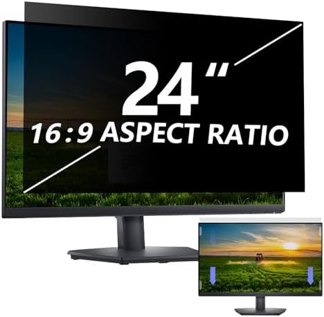 24 Inch Computer Privacy Screen Filter for 16:9