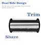 BG2000 Replacement Heads Compatible with Philips norelco bodygroom 7000, 2 Pack Bodygroom Replacement Foil Heads for BG5025, BG7030, BG7040, BG2030, BG2040-Wet Dry Use
