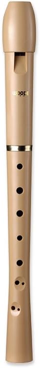 Woodi Soprano Recorder WRS-304B Beige Two-Piece Baroque Fingering