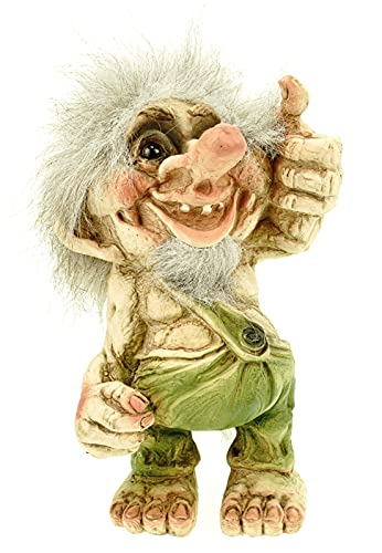 Figurine Ny Form Troll originale avec pouce levé souvenir authentique de Norvège