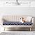 Newwiee 8pcs Patio Stretch Sofa Cushion Covers Stripe Outdoor Cushion Covers Replacement Patio Furniture Cushions Couch Slipcovers Chair Seat Covers Soft Flexibility Protector (Navy Blue)