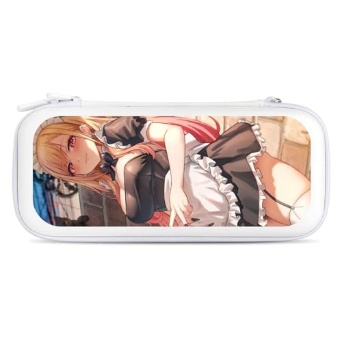 Nintendo SwitchΉ UUki n[hP[X ̒ւl`͗  쑽C Switch / SwitchL@elfΉ ϏՌ hh Sʕی ^ e LOP[X Q[J[h 15[ White-