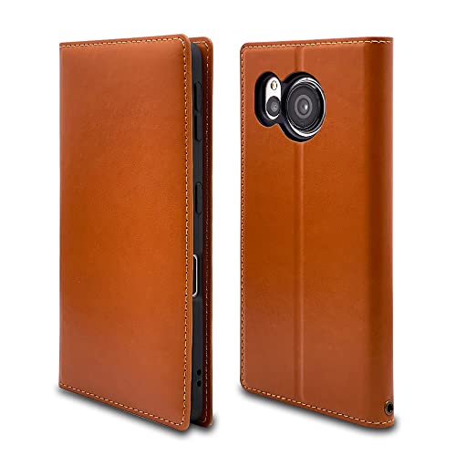 ラスタバナナ ケース カバー AQUOS sense7 SH-53C SHG10 専用 手帳型 薄型 カード入れ おしゃれ スタンド機能 シンプル 大人 UTILE キャメル アクオスセンス7 スマホケース 7350AQOS7BO