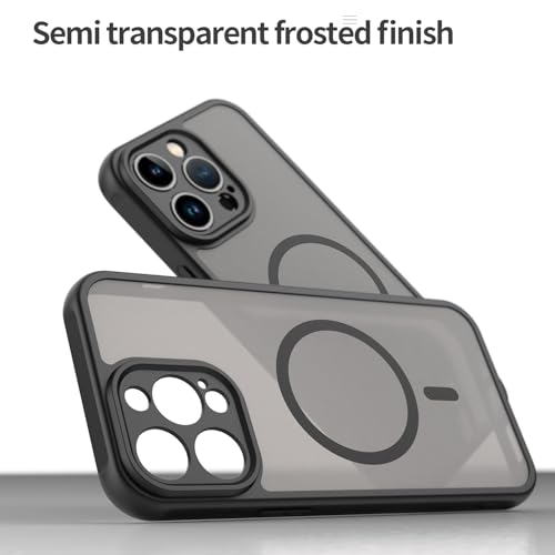 Coque iPhone 14 Pro Max noire compatible MagSafe protection antichoc 6,7 pouces - 6