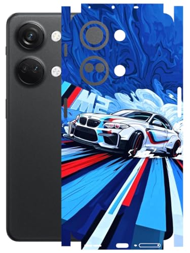 Image of AtOdds - Full Body Back Screen Guard Protector Film - Lamination Wrap Skin Sticker Compatible with ONEPLUS NORD 3 (5G) | Scratchproof Matte Finish (BWM)