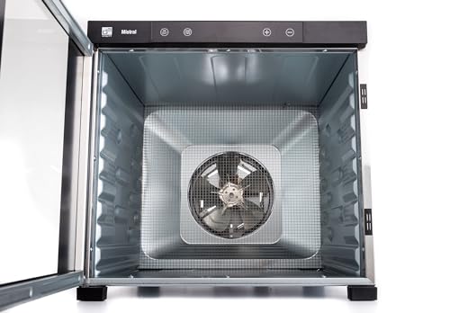 Dörrautomat/Obsttrockner G21 Mistral Edelstahl, 1.100 W, 10 Trockenplatten und 10 Feinsiebe, Digitale Temperatureinstellung: 35–75 °C – Bild 4