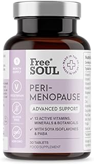 Perimenopause Supplements for Women | High Strength Support During Perimenopause - The Early Stage of Menopause | 1 Month Supply | Advanced Single Serve Capsules | 13 Active Ingredients | Free Soul