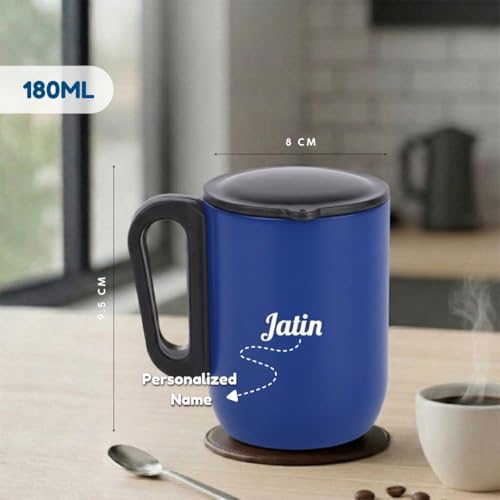 Image of Giftana 3 in 1 Personalized Diary with Pen, Coffee Tumbler Gift Set for Employee (blue 1)