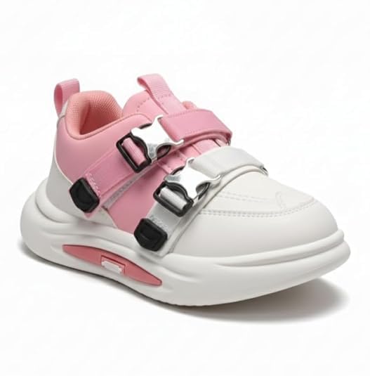 Image of Kids Stylish Casual Mid Top Sneaker and Trendy Shoes with Hook & Loop for Boys and Girls
