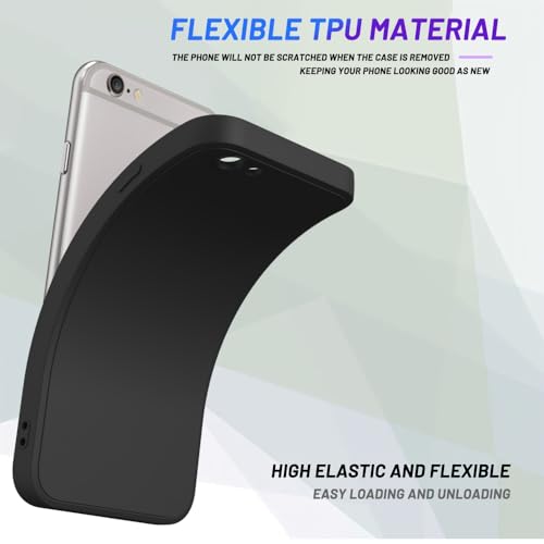 Image of for iPhone 6S Case Black, Scratch Resistant with Soft Touch, Slim Thin Phone Cover for iPhone 6 4.7 inch