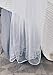 TRUEDAYS Four Corner Post Bed Canopy, Full/Queen/King Size, White
