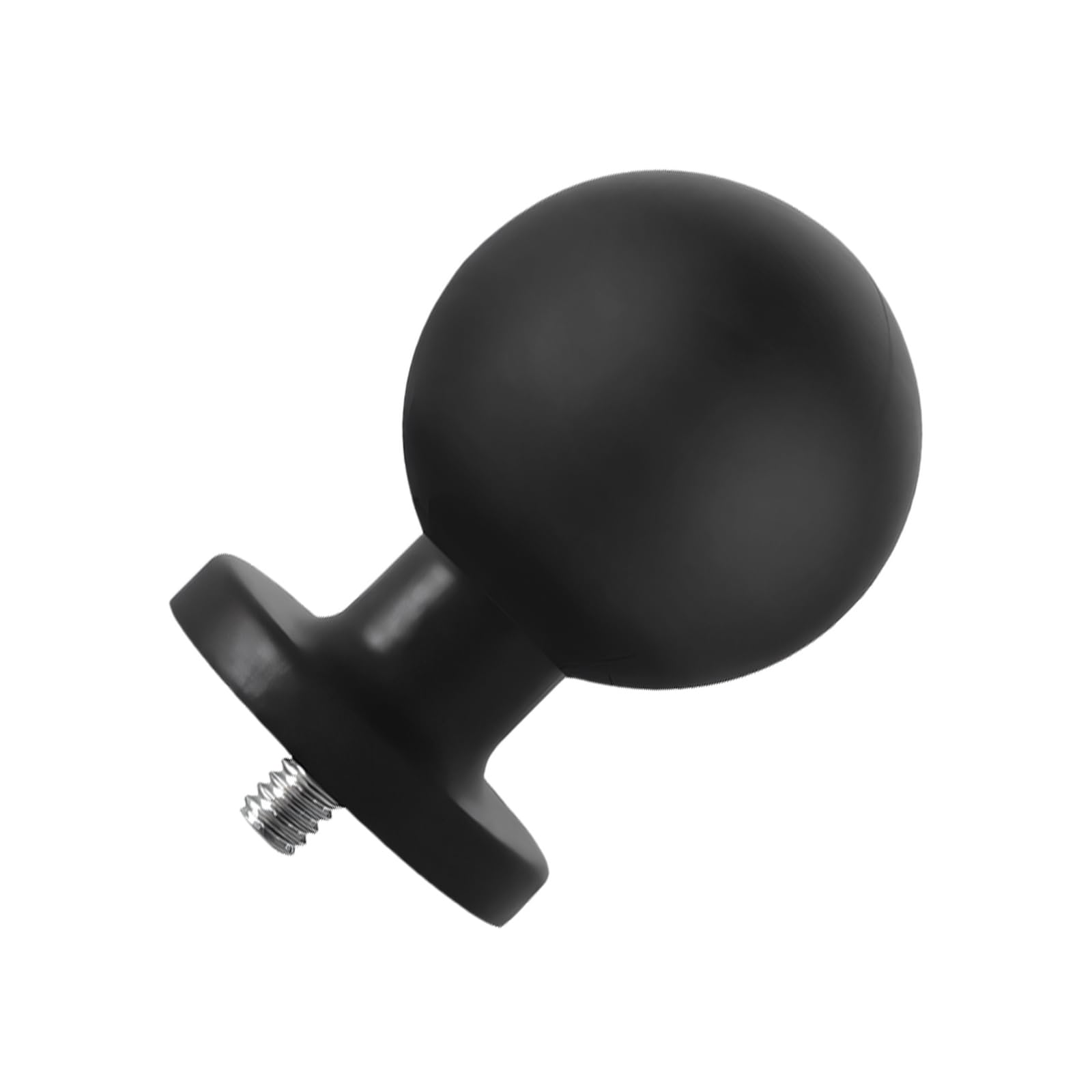 fexxkg Motorcycle Camera Ballhead Mount 1.5Inch Ball Head Adapter For Action Cameras 1/4-20 Screw Metal Rubber Design