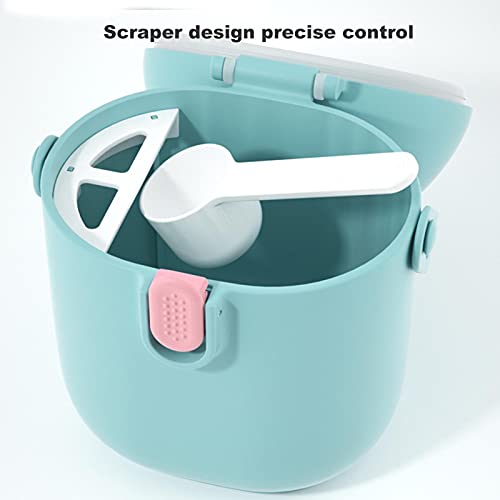 Melkpoederhouder, bewaarcontainer voor babyvoeding, met schep, 450 ml, schattig, voedselveilig materiaal, met draaggreep… - Image 5