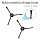 roborock Original Zubehör, Silikon Seitenbürsten für Staubsauger Qrevo/Qrevo S/Qrevo Pro/Qrevo Master/Qrevo Slim/S8/S8 Pro Ultra/S7 Max Ultra/S8 MaxV Ultra/S8 Max Ultra/Q5 Max+/Q5 Pro/Q5 Pro+/Q8 Max+