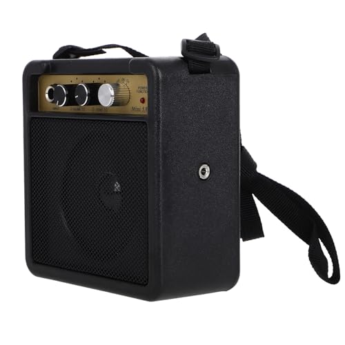 WESIEVYA Practical Guitar Amp Mini Bass Amplifier Featuring Fine-Tune Sound Effects for Electric Guitar Beginners and Musicians