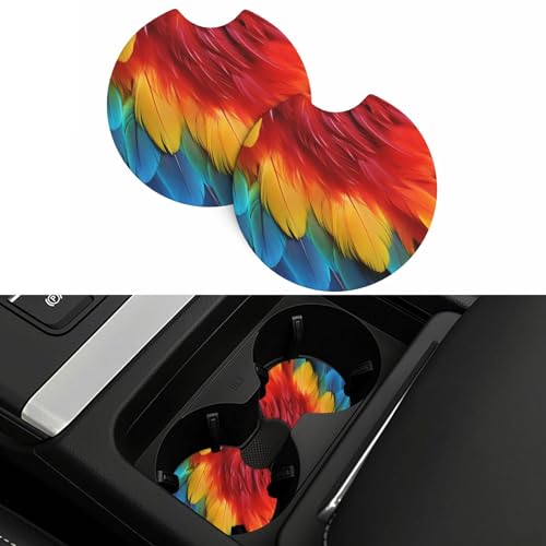 Portavasos para carro 2 piezas de goma negra miniatura 5