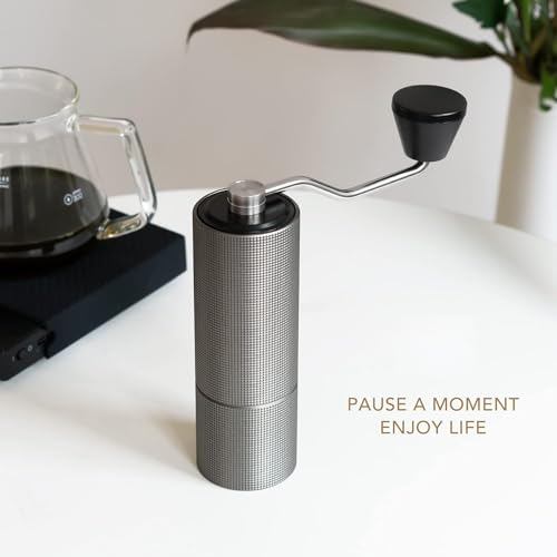 TIMEMORE Chestnut C2 Manual Coffee Grinder Capacity 25g with CNC Stainless Steel Tapered Burr - Internal Adjustable Setting, Double Bearing Positioning, French Press Coffee for Hand Grinder Gift by TIMEMORE - Image 6