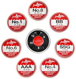 DinsmoresSuper Soft Refill Split Shot Tub Size LG SSG AAA BB NO1 4 6 8 FISHING (NO.1)