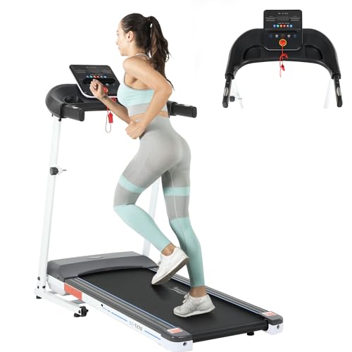 NOVONOVA Cinta de Correr Plegable, Pantalla LCD Multifunción, Cinta De Andar con 15 Programas de Entrenamiento, Caminadora Electrica para Casa/Oficina, Cinta Correr Profesional para Aeróbica