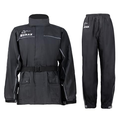 Zorax Waterproof Windproof Motorbike Motorcycle Two-piece Rain Suit...