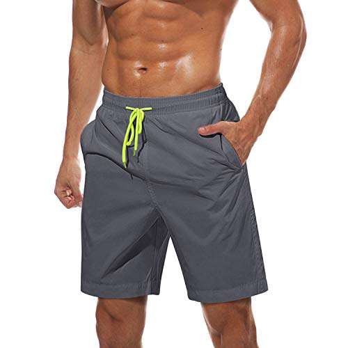 Tacvasen Mens Swimming Trunks Mens Swim Trunks Mens Board Shorts Swimwear Mens Swim Trunks With Mesh Lining Bathing Suits Men Swim Shorts Quick Dry Swim Trunks Men #TOP10