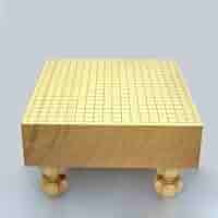 Amazon.co.jp: 囲碁 碁盤 新榧(かや) 4寸 竹 : Toys & Games