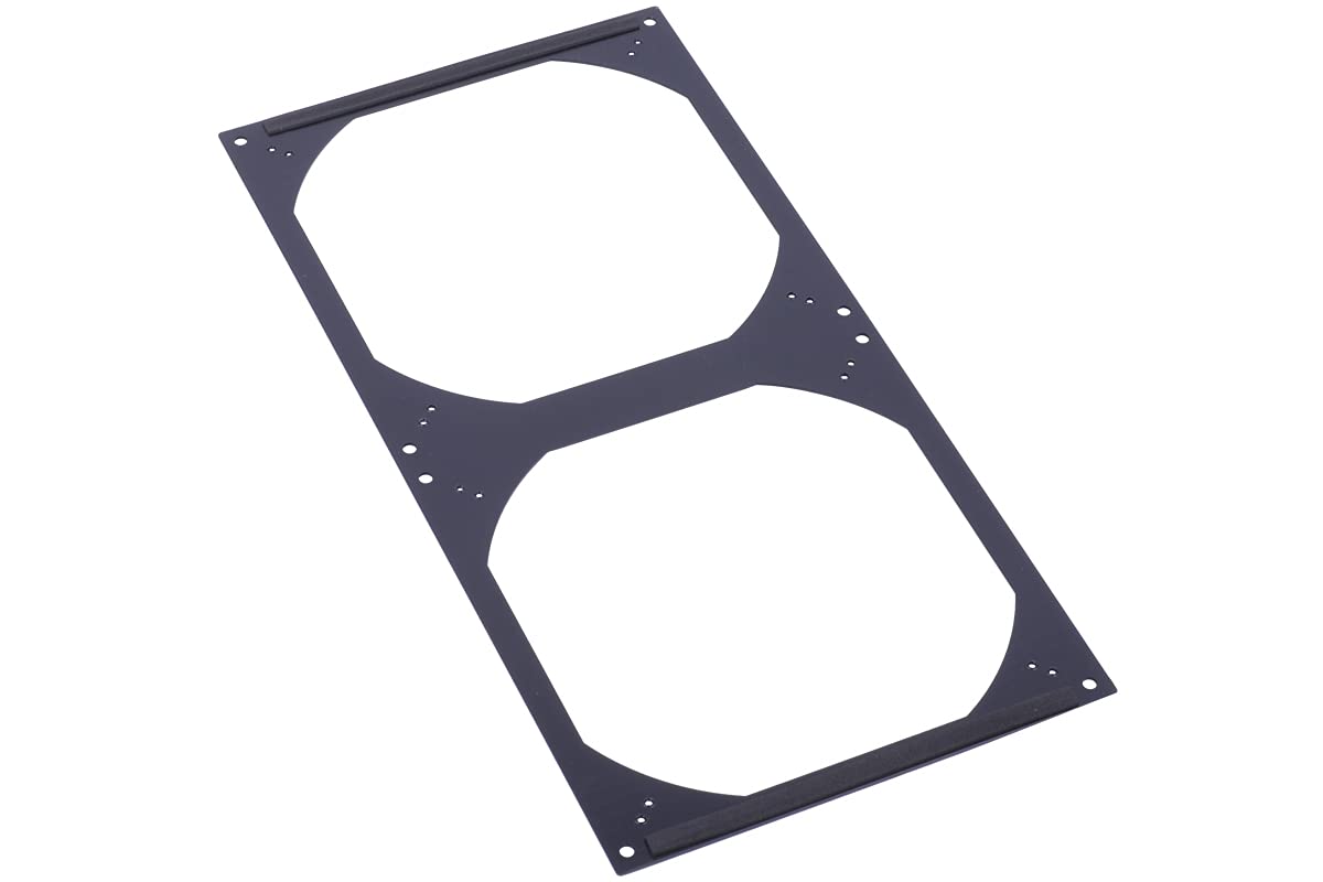 Alphacool Radiator 400mm Fan Grill 2x180/200mm - Black (26301)