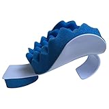  ROSENICE Massagekissen Nackenschmerzen Relief und Schulter Relaxer Massage Traktion Kissen (blau)