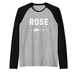 Rose Guitar Heartbeat Musician Birthday Name