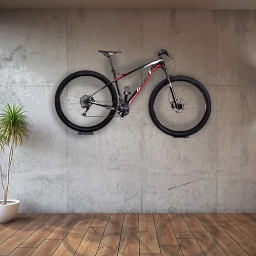 LAURINDOS, Suporte Parede Inox Para Bicicleta Decora Bike Horizontal