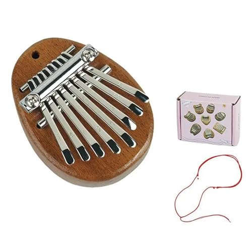 Kalimba For Beginners Portable 8 Key Kalimba Instrument Mini Musical Keyboard Thumb Piano Wooden Gifts Thumb Piano(Style 4)