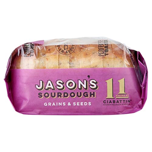 Jasons Grains And Seeds Ciabattin Sourdough 580g